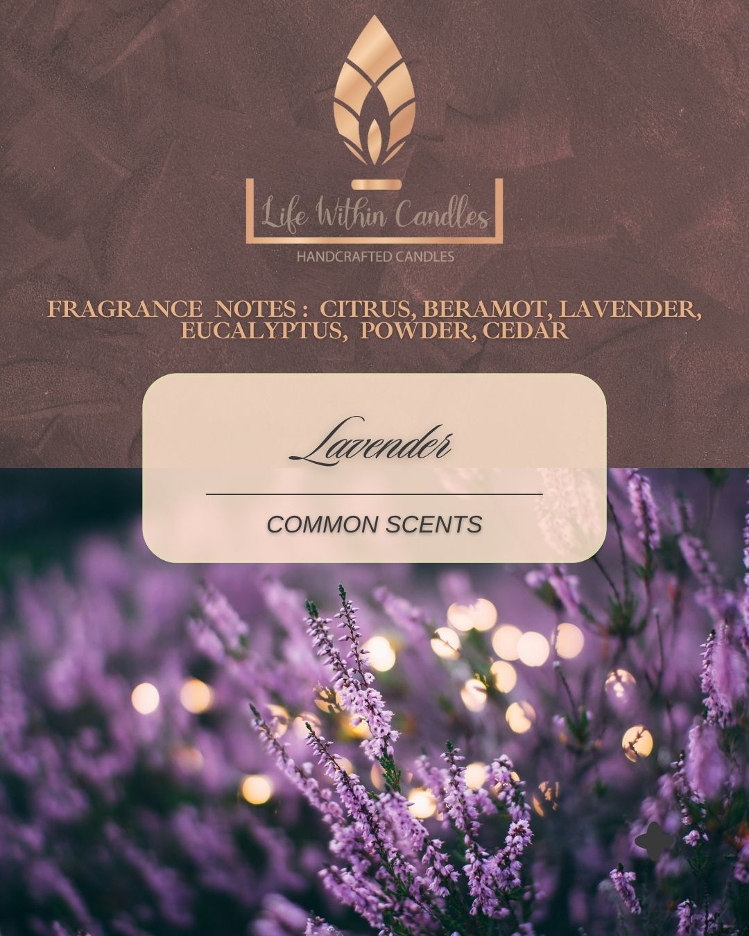 Candles:  Common Scents