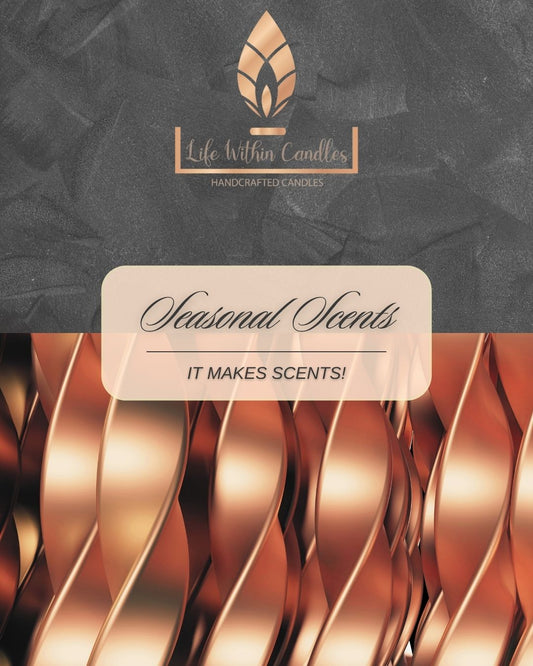 Candles:  Seasonal Scents