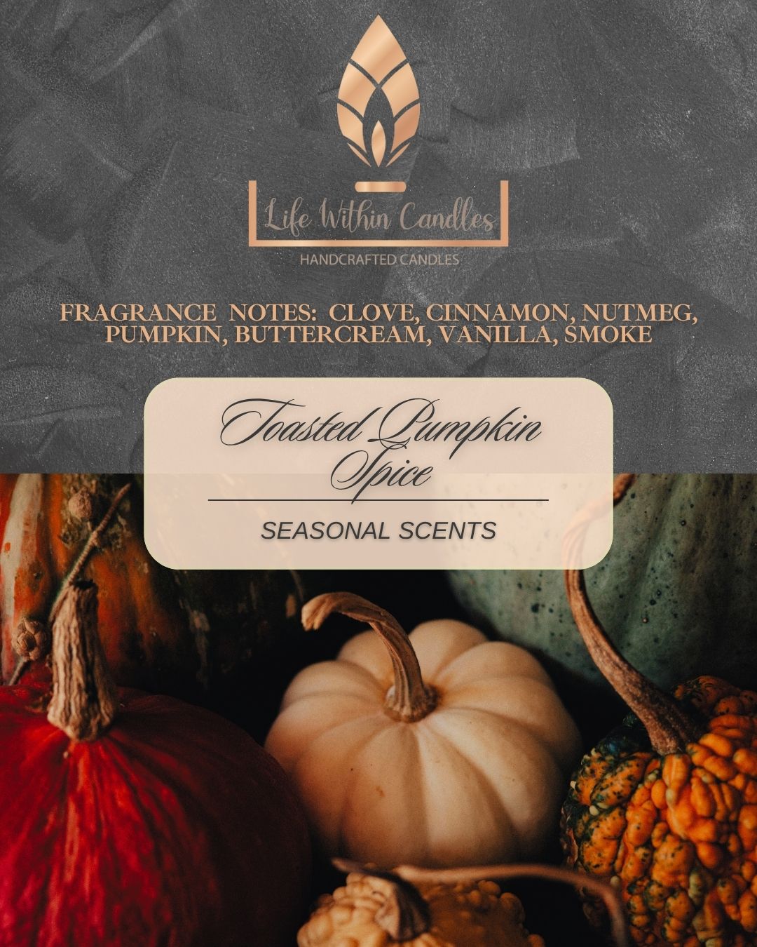 Candles:  Seasonal Scents