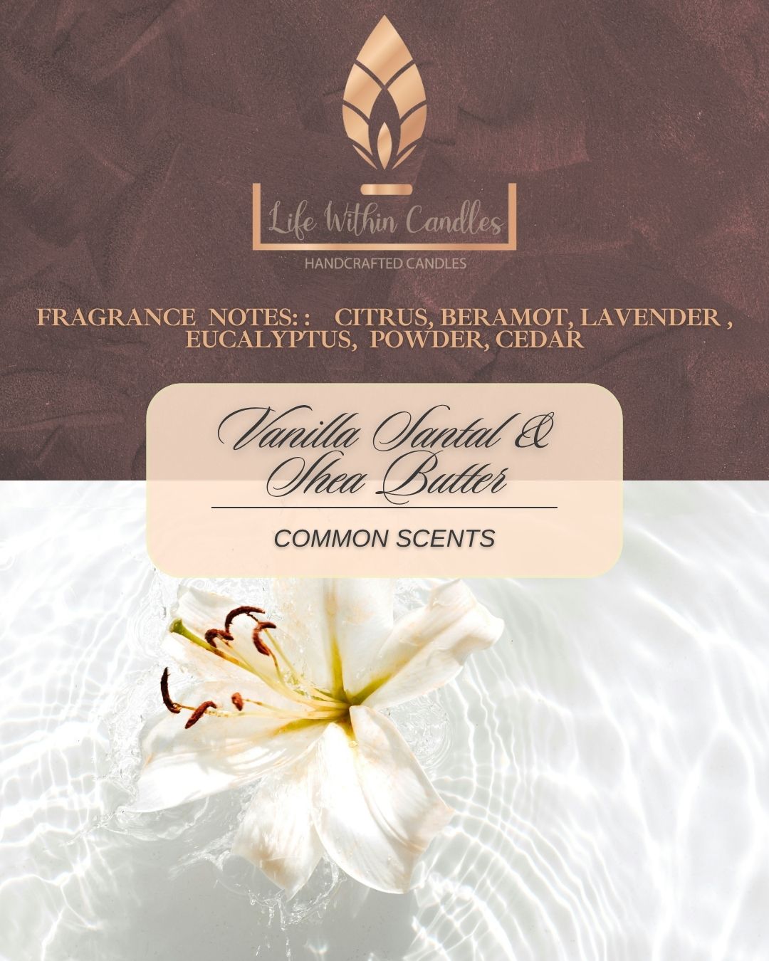 Candles:  Common Scents